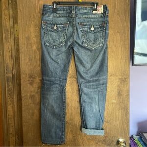 True Religion Women's Cameron Boyfriend Stretch Jeans size 29